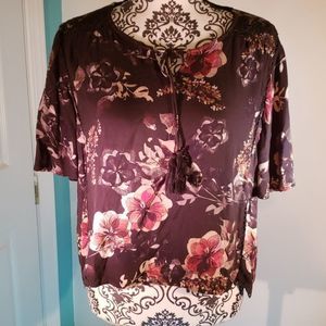 LOV floral boho top 